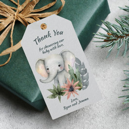 Märkre för favoritgåva från Safari Baby Shower Par Presentetikett