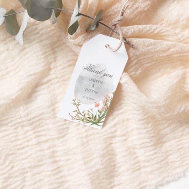 Märkre för favoritstöd för Blommigt av magiska sko Presentetikett (Skapare uppladdad)