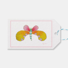 Märkre för fjäril-fjäril presentetikett