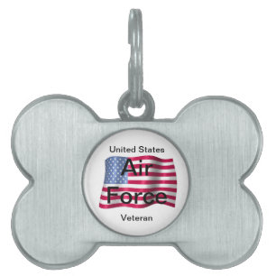 Märkre för flygvapenVethusdjur ID-bricka Husdjur