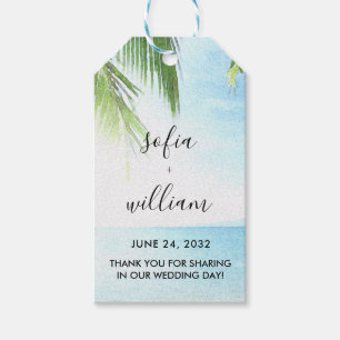 Märkre för förmånliga erbjudanden om tropisk kloss presentetikett