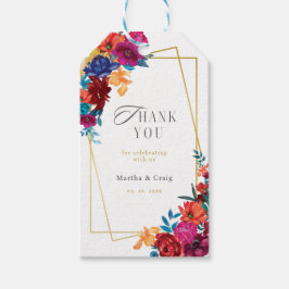 Märkre för förmånserbjudande för blomsterbröllopsb presentetikett
