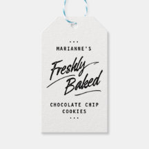 Märkre för Freshly Baked Personlig Label Gift