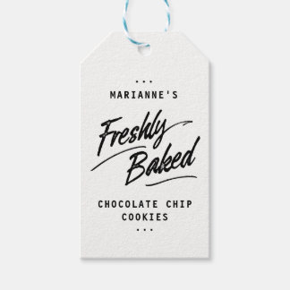 Märkre för Freshly Baked Personlig Label Gift Presentetikett