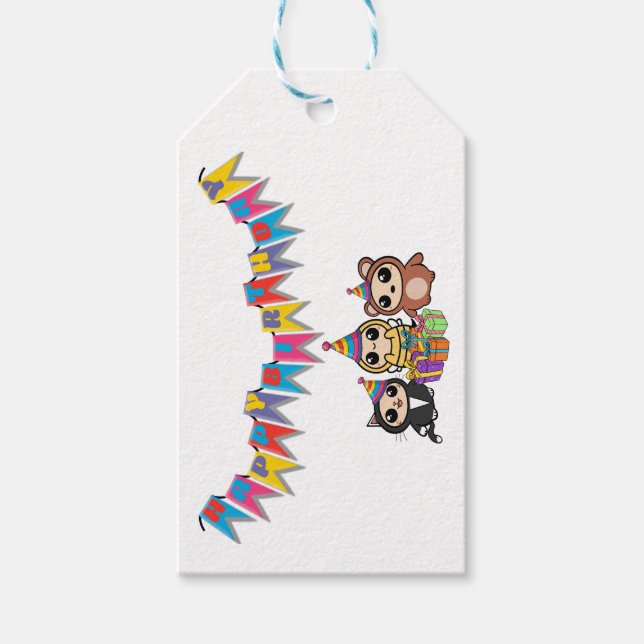 Märkre för gåva av matta från djur | Personlig Presentetikett (Framsidan)