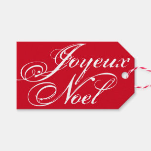 Märkre för gåva för jul för Joyeux Noel ~ ele Presentetikett