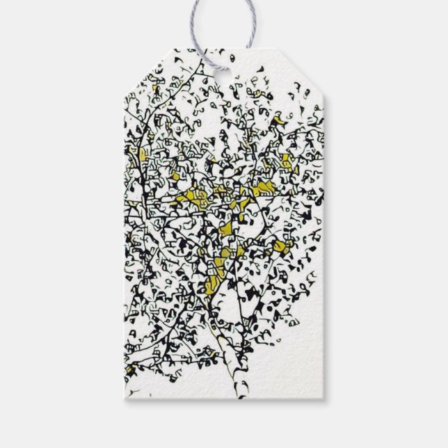 märkre för gåva från fågelfartyg presentetikett (Framsidan)