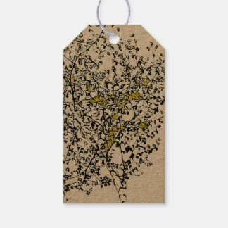 märkre för gåva från fågelfartyg presentetikett