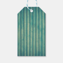 Märkre för gåva från Stripe Blue Metall Linjer