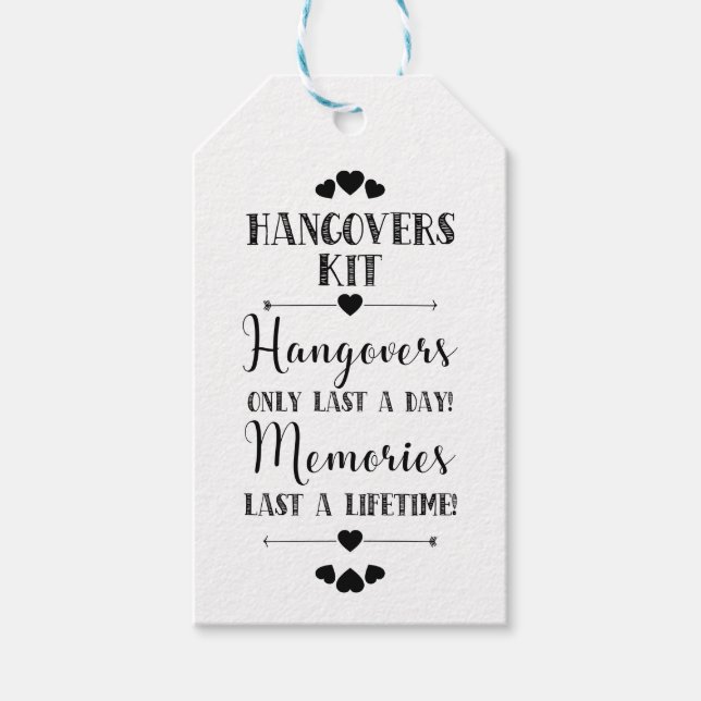 märkre för gåva till hangoberbröllop presentetikett (Framsidan)