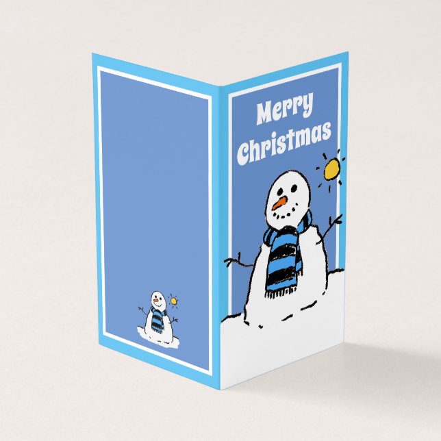 Märkre för god jul-mappade gåvor kort (Utsida)