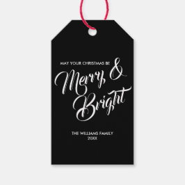 Märkre för god jul och Helgdag Presentetikett