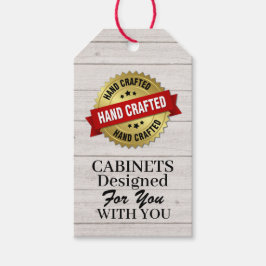 Märkre för handcrawlade företagsgåvor presentetikett
