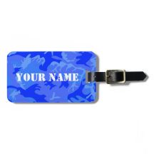 Märkre för havblåttCamo bagage