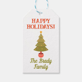 märkre för helgdag av personlig presentetikett