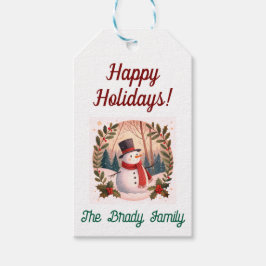 märkre för helgdag av personlig presentetikett