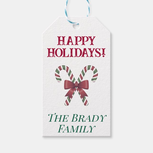 märkre för helgdag av personlig presentetikett (Framsidan)