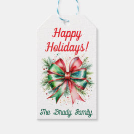 märkre för helgdag av personlig presentetikett