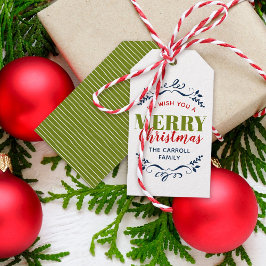 Märkre för helgdag Stollig Personlig Gift Presentetikett