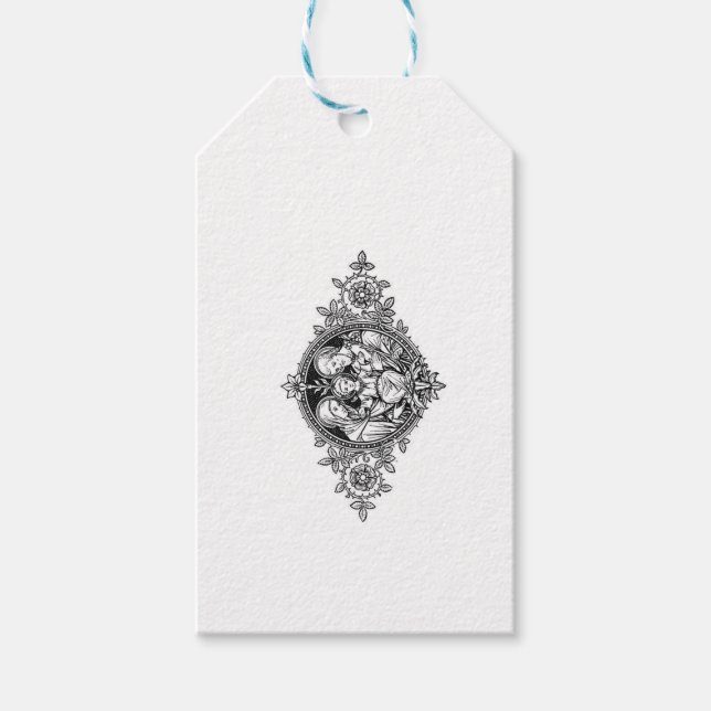 Märkre för heliga Family Gift Presentetikett (Framsidan)