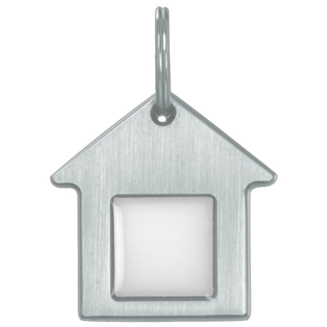 Märkre för Hund House Framed ID-bricka Husdjur (Framsidan)