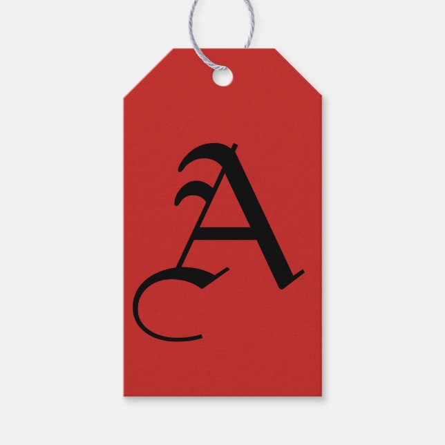 MÄRKRE FÖR INITIAL AV ANPASSNINGSBAR PRESENTETIKETT (Framsidan)