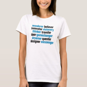 Märkre för Innovator Gamechanger Visionary Dreamer T Shirt