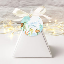 Märkre för jakt under havets djurparti gåvor etiketter