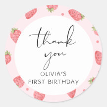 Märkre för jordgubbsberry Tack Berry Favor Gift