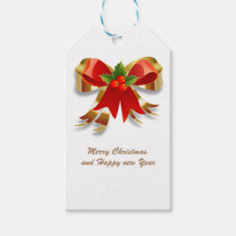 Märkre för julbaljgåva presentetikett
