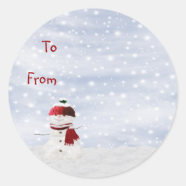 Märkre för julklapp - etikett