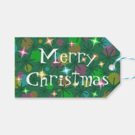 Märkre för julklapp i Ljus God jul Presentetikett