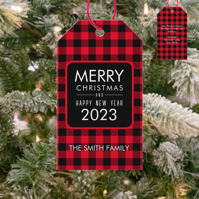 Märkre för julklapp i Pput Favor Gift Presentetikett (Skapare uppladdad)