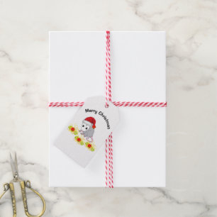 Märkre för julklapp  presentetikett