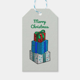 Märkre för julprensenter presentetikett