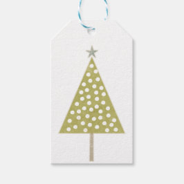 märkre för julretro presentetikett