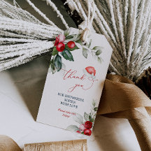 Märkre för jultomten Baby Shower Gift