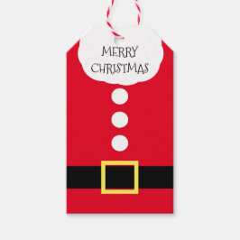 Märkre för jultomten presentetikett
