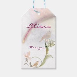 Märkre för kelestial skyttegravspresentation presentetikett