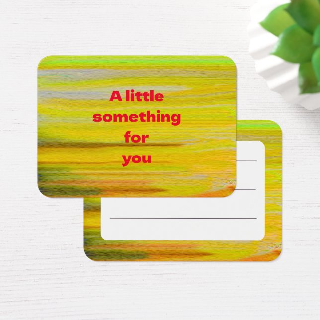 Märkre för konstnärliga proffser visitkort (Skivbord)