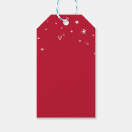 Märkre för kronisk julklapp presentetikett