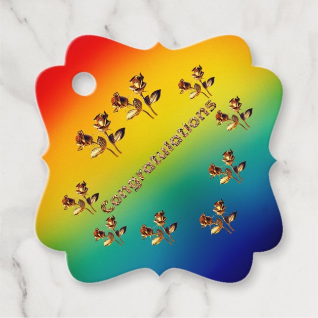 Märkre för LGBTQ-gåvor Gåvor Etiketter (Framsida)