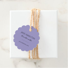 Märkre för Lila av paketering för små företag Gåvor Etiketter