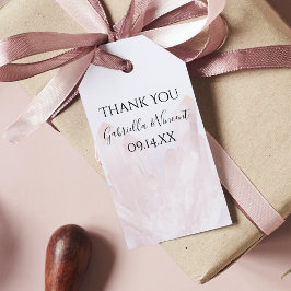 Märkre för ljusa  Rosa Crystals Wedding Favor Presentetikett