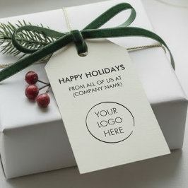 Märkre för Logotyp, Helgdag Business Marknadsförin Presentetikett