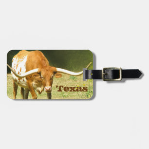 Märkre för LonghornTexas bagage Bagagebricka
