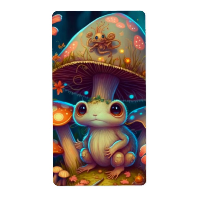 Märkre för magiska svampar fraktsedel (Framsidan)