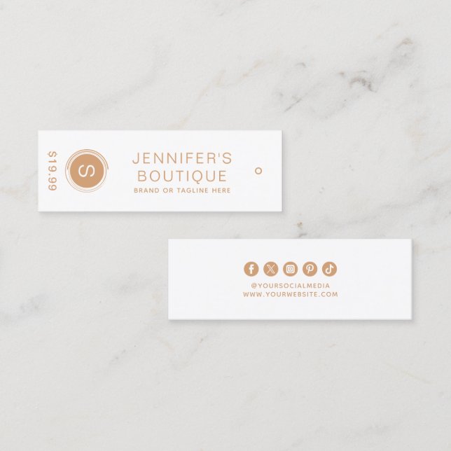 Märkre för mindre företag - Prisa Märkre (Fram/baksida)