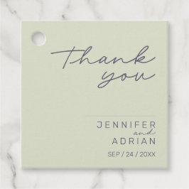 Märkre för minimal Tack för Elegant Beige-favorite Gåvor Etiketter