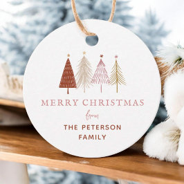 Märkre för  Modern Julgran Helgdag Gift Gåvor Etiketter